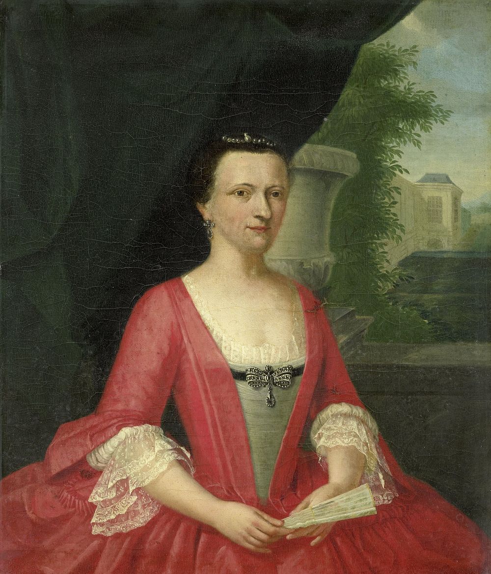 Jacoba Maria van Bueren gezegd van Regteren (1718-91), Wife of Johan Willem Parker (1746) by Jacob Jan Nachenius