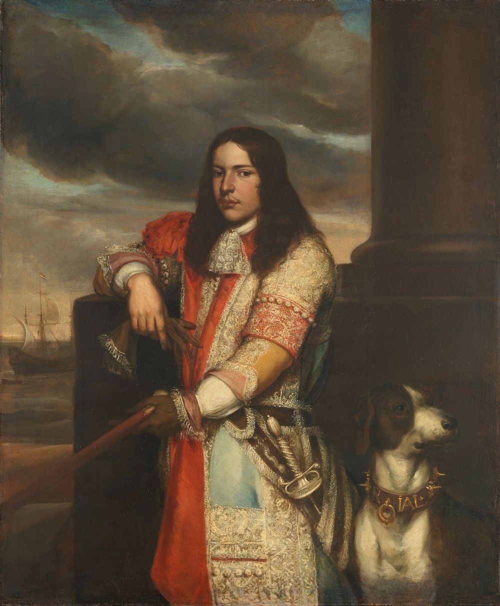 Engel de Ruyter (1649-83), Vice Admiral, Son of Michiel Adriaensz de Ruyter (1667 - 1680) by Jan Andrea Lievens