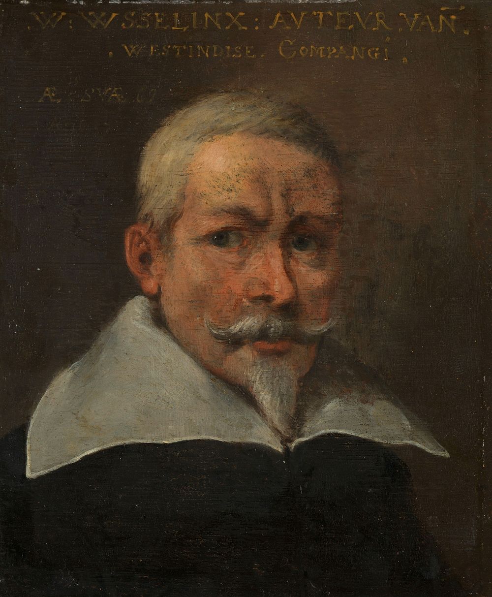 Portrait of Willem Usselinx, Merchant and Founder of the Dutch West Indies Company (1637) by anonymous
