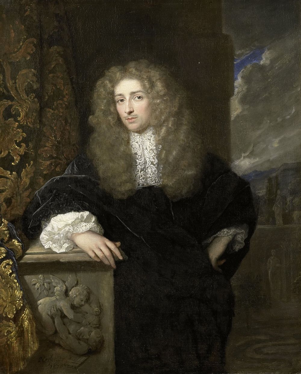 Portrait of a man, possibly a member of the van Citters family (1678) by Caspar Netscher