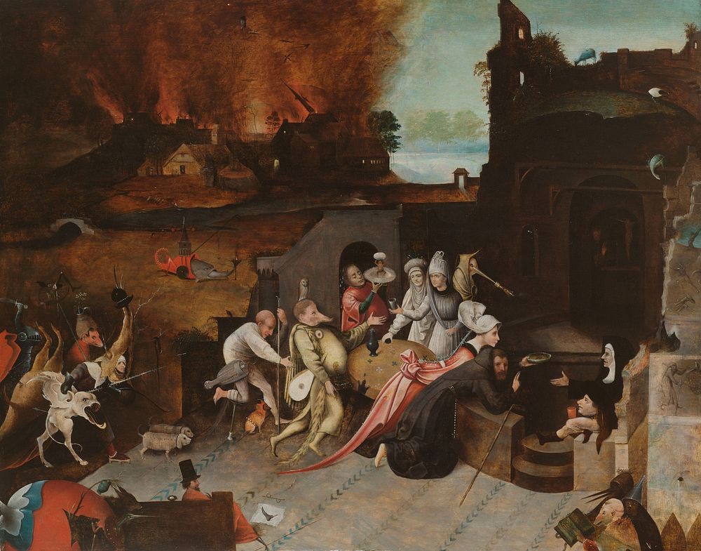 The Temptation of St Anthony (c. 1530 - c. 1600) by Jheronimus Bosch