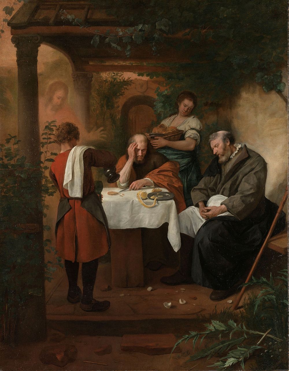 Supper at Emmaus (c. 1665 - c. 1668) by Jan Havicksz Steen