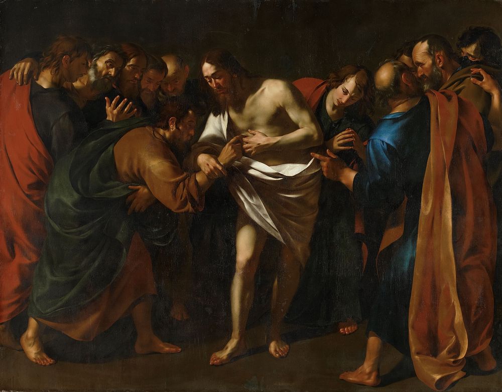 The Incredulity of St Thomas (c. 1626 - c. 1630) by Wouter Pietersz II Crabeth
