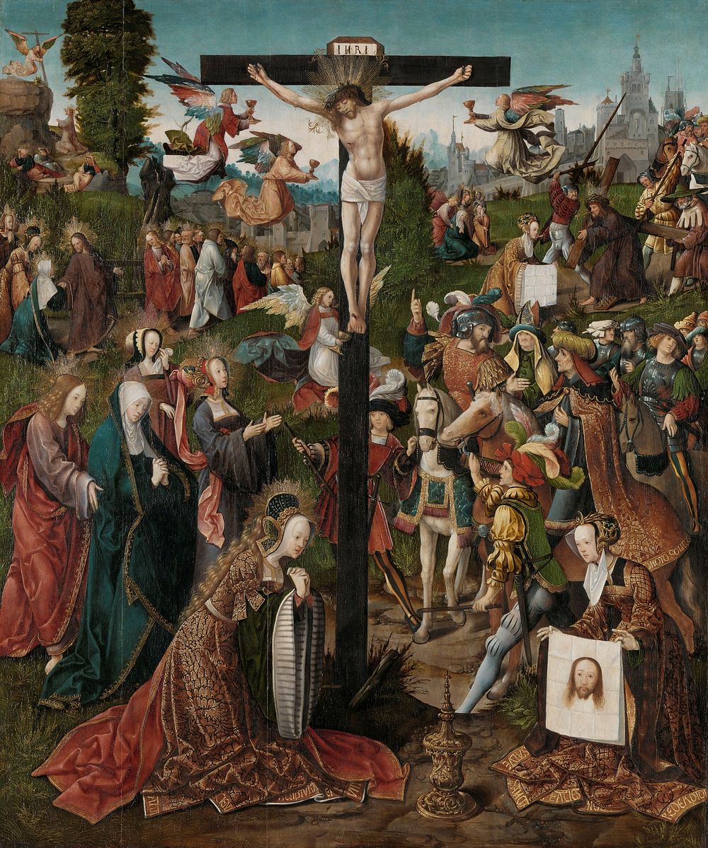 The Crucifixion (c. 1507 - c. 1510) by Jacob Cornelisz van Oostsanen