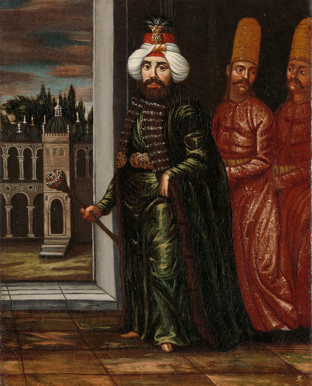 Portrait of Sultan Ahmed III (1700 - 1737) by Jean Baptiste Vanmour