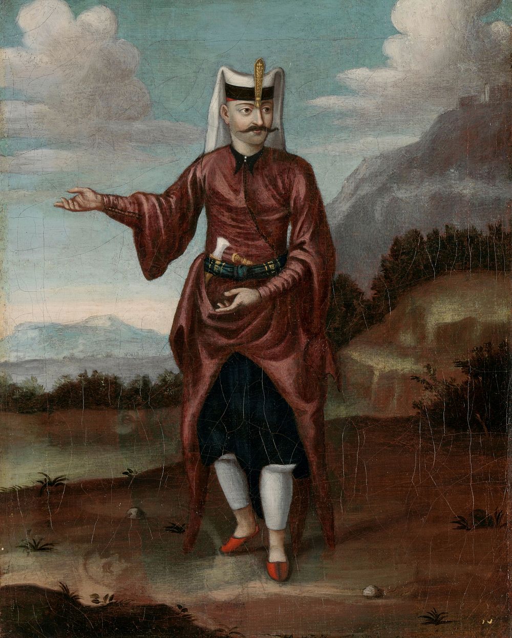 A Soldier of the Janissaries (1700 - 1737) by Jean Baptiste Vanmour