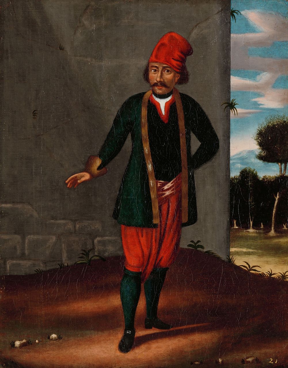 Man from the Island of Tinos (1700 - 1737) by Jean Baptiste Vanmour