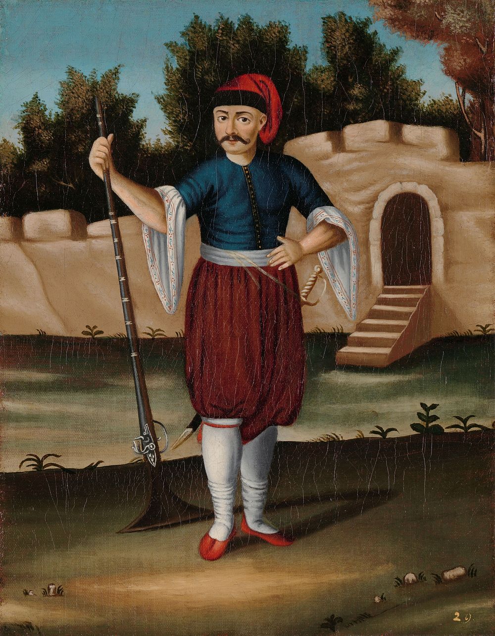 Man from the Albanian Coast (1700 - 1737) by Jean Baptiste Vanmour