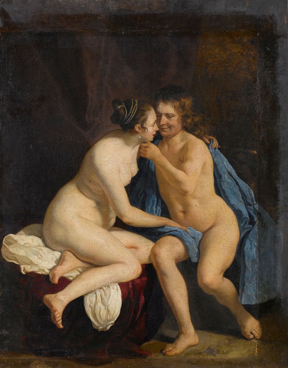 Lovers (1650 - 1660) by Jacob van Loo and Caesar Boëtius van Everdingen