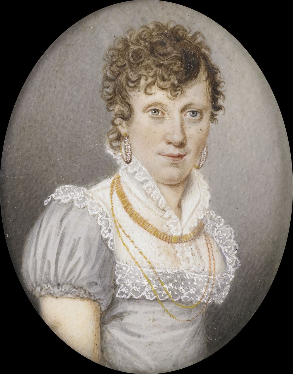 Maria Elisabeth Schreiber (1765-1822). Echtgenote van Georg Albrecht Diederichs (c. 1810) by anonymous