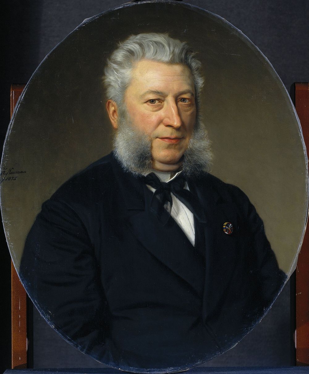 Jan Jacob Lodewijk ten Kate (1818-89). Dichter (1875) by Johan Heinrich Neuman