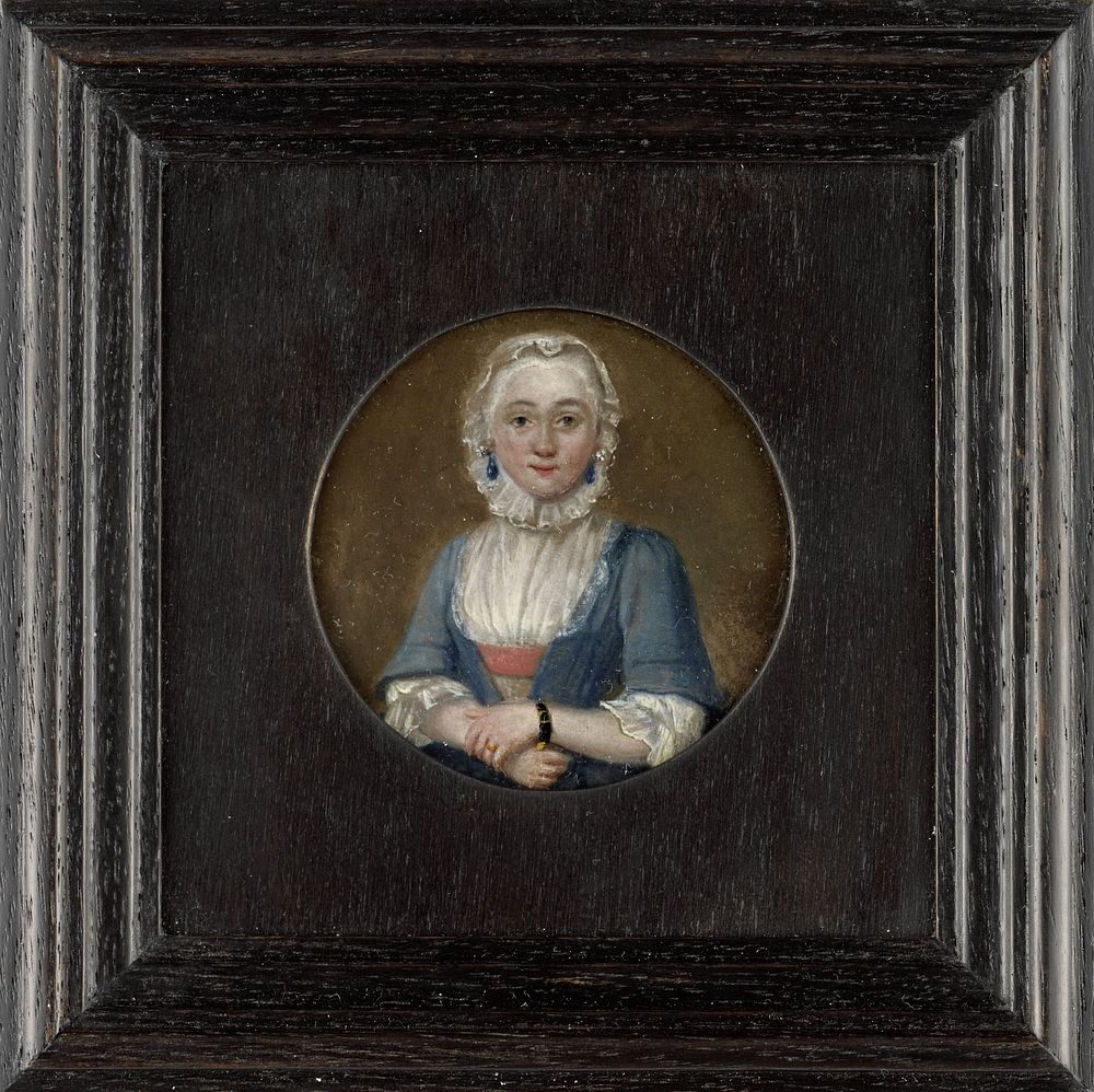 Portret van een vrouw (c. 1745) by anonymous