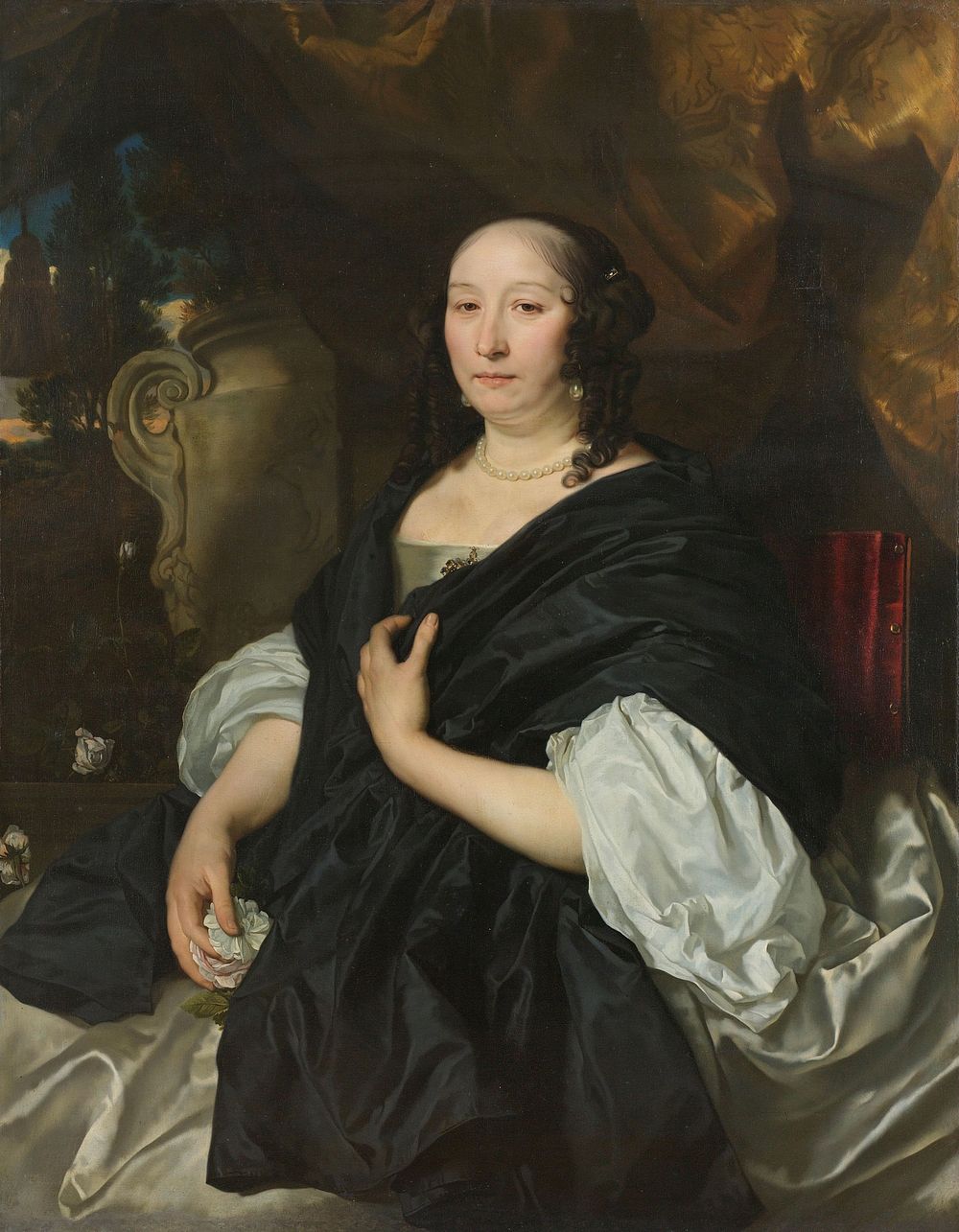 Portrait of Catharina van der Voort (1667) by Abraham van den Tempel