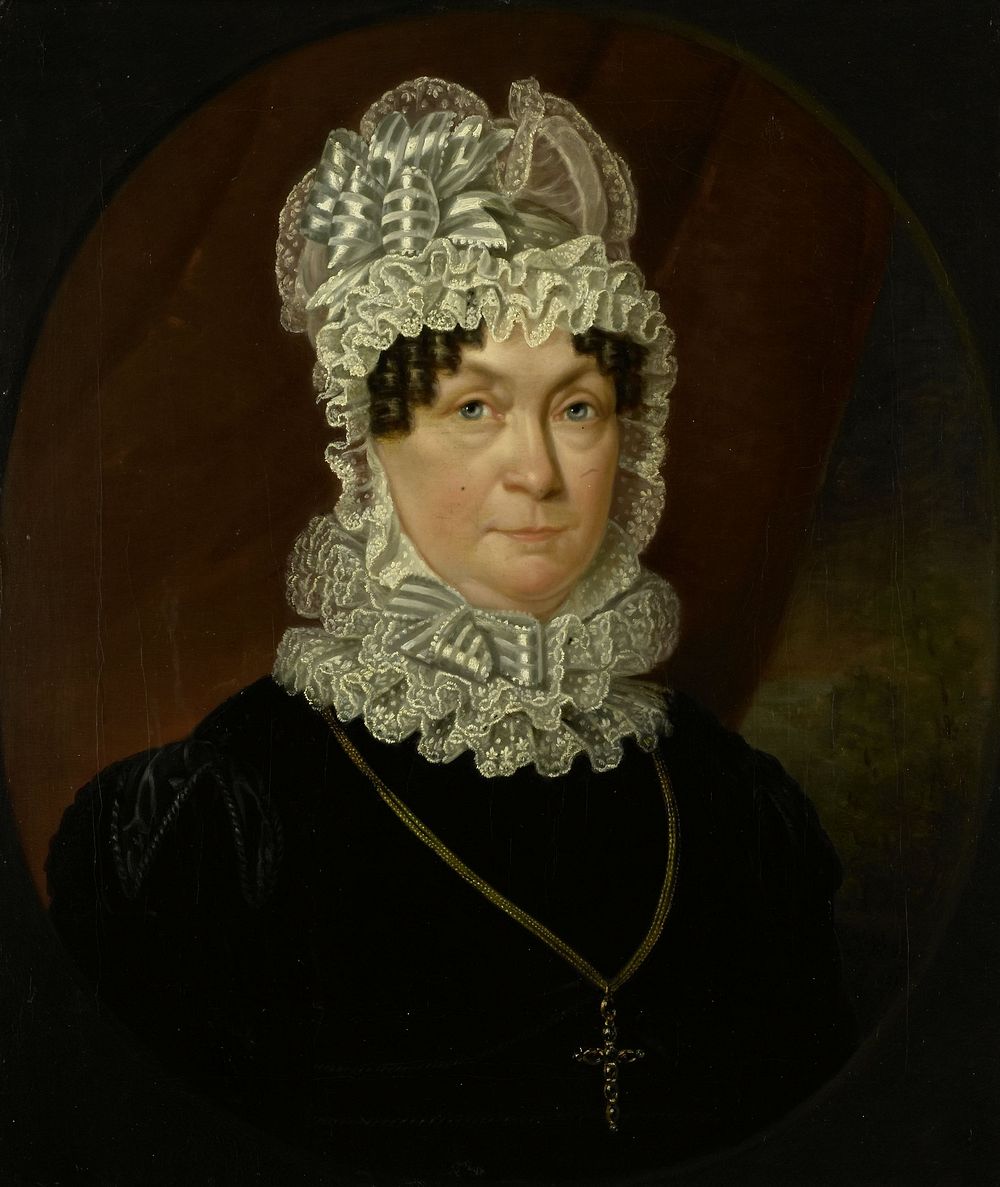 Portrait of Ann Brander (died 1837), Wife of Job Seaburne May (1823) by Jan Willem May