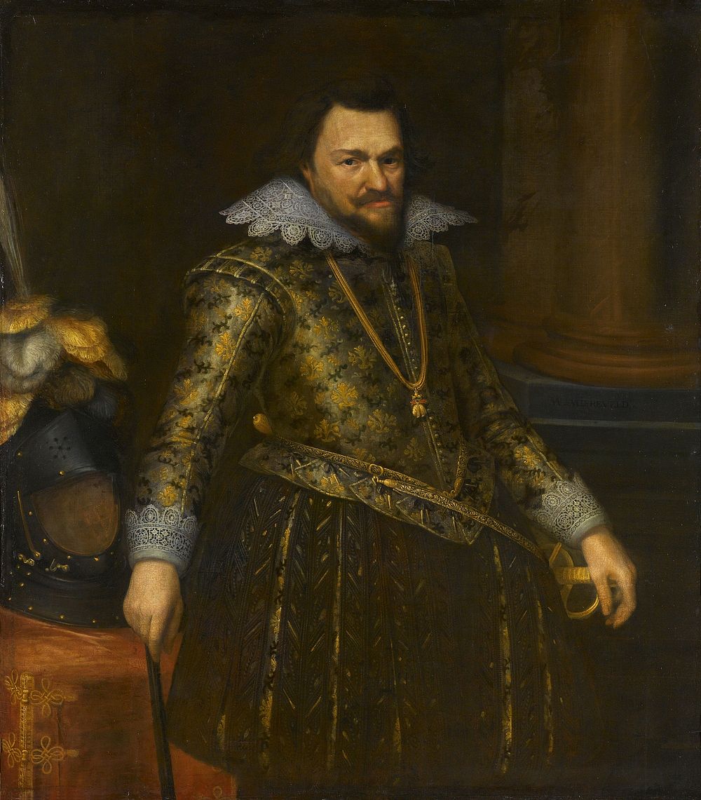 Portrait of Philips Willem (1554-1618), Prince of Orange (c. 1608) by Michiel Jansz van Mierevelt