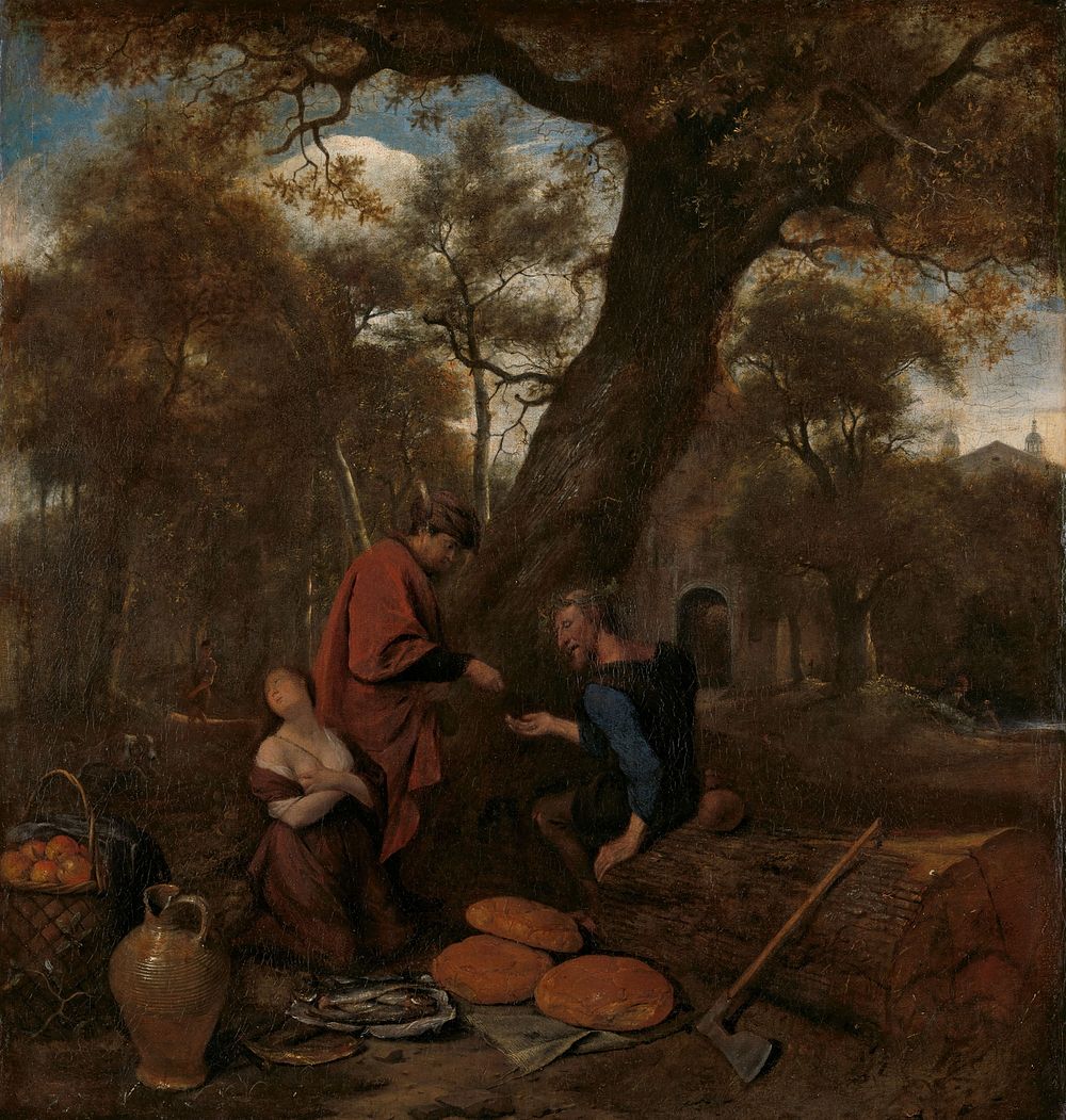 Erysichthon selling his daughter (1650 - 1660) by Jan Havicksz Steen