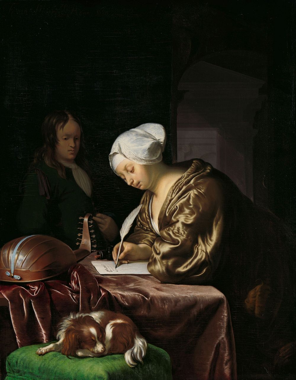The Letter Writer (1680) by Frans van Mieris I