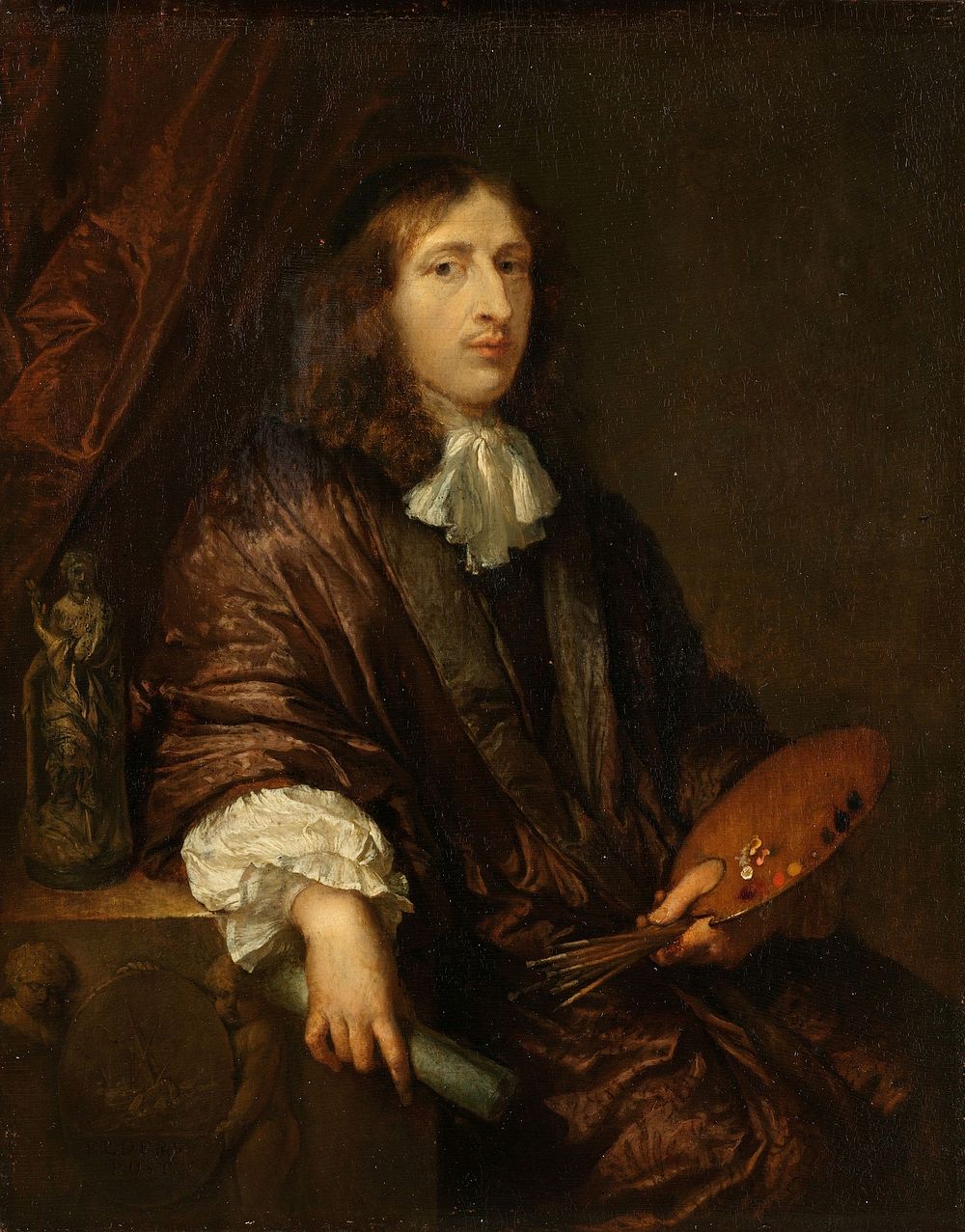 Self-Portrait (1660 - 1684) by Caspar Netscher
