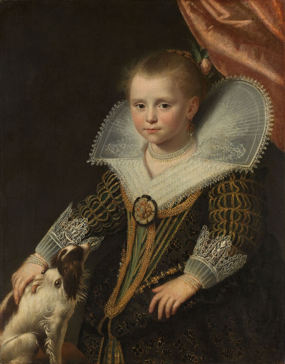 Portrait of a Girl, known as ‘The Little Princess’ (c. 1623) by Paulus Moreelse