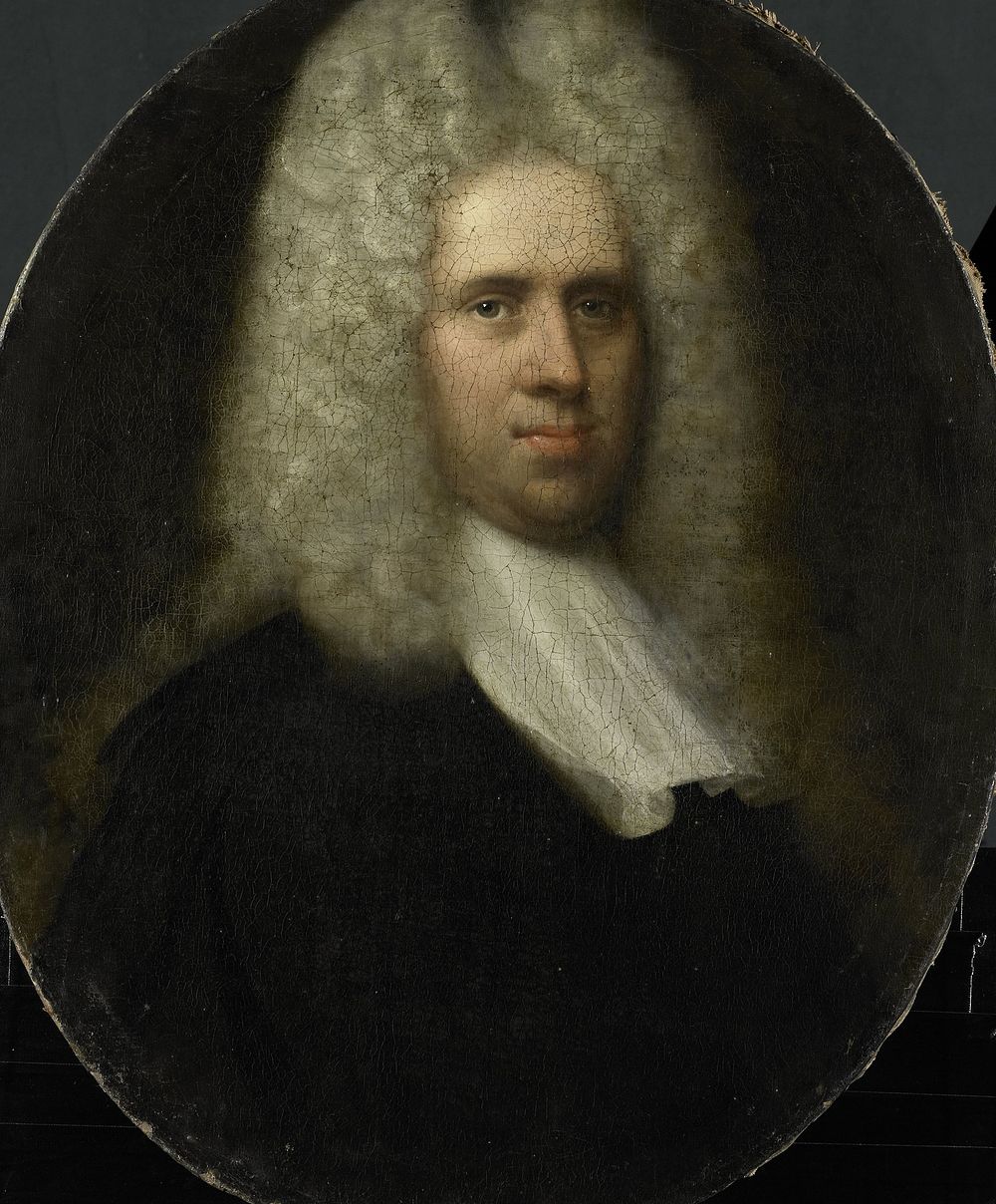 Portrait of Johan Arnold Zoutman, Husband of Anna Margaretha van Petcum (c. 1725) by anonymous