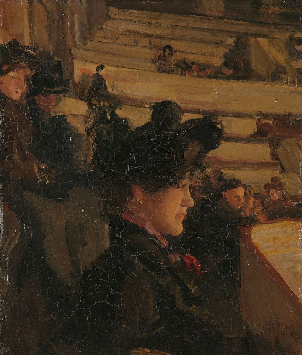 At the Theatre (c. 1895) by Isaac Israels