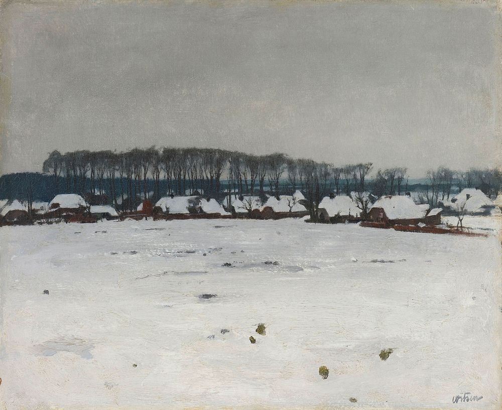 Winter Landscape (c. 1885 - c. 1922) by Willem Witsen