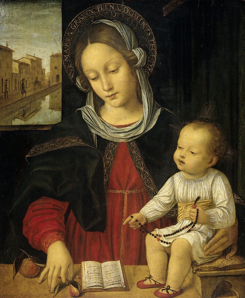 Madonna and Child (1500 - 1523) by Borgognone