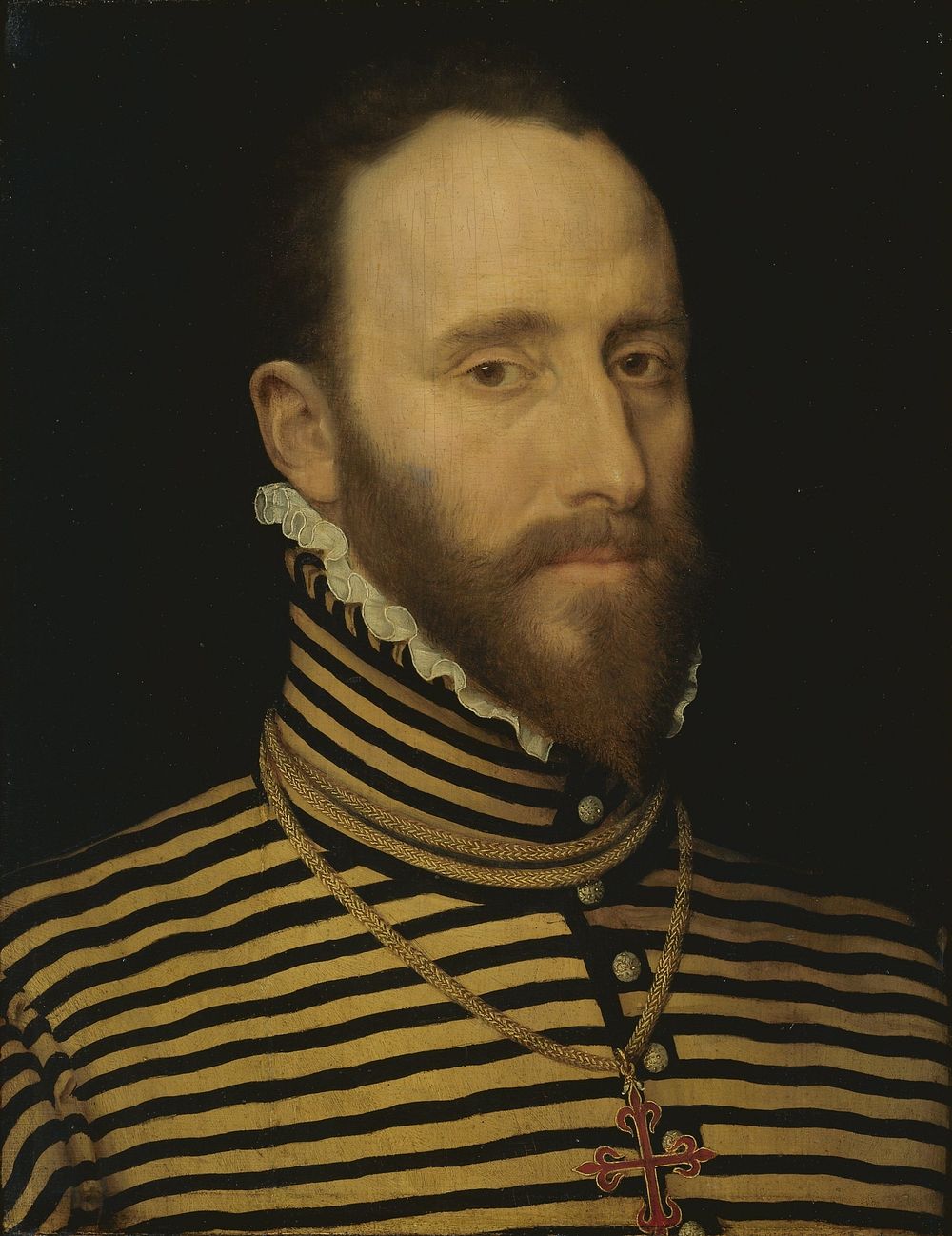 Portrait of a Knight of the Order of Calatrava, probably of the Sorias or Soreau Lineage (Sorel) (1555 - 1581) by Frans…