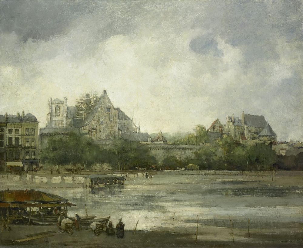 View of Nantes (1890 - 1928) by Willem Leendert Bruckman
