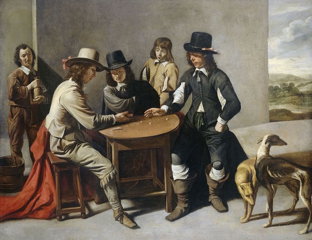 The Dice Shooters (1630 - 1680) by Mathieu Lenain le cadet