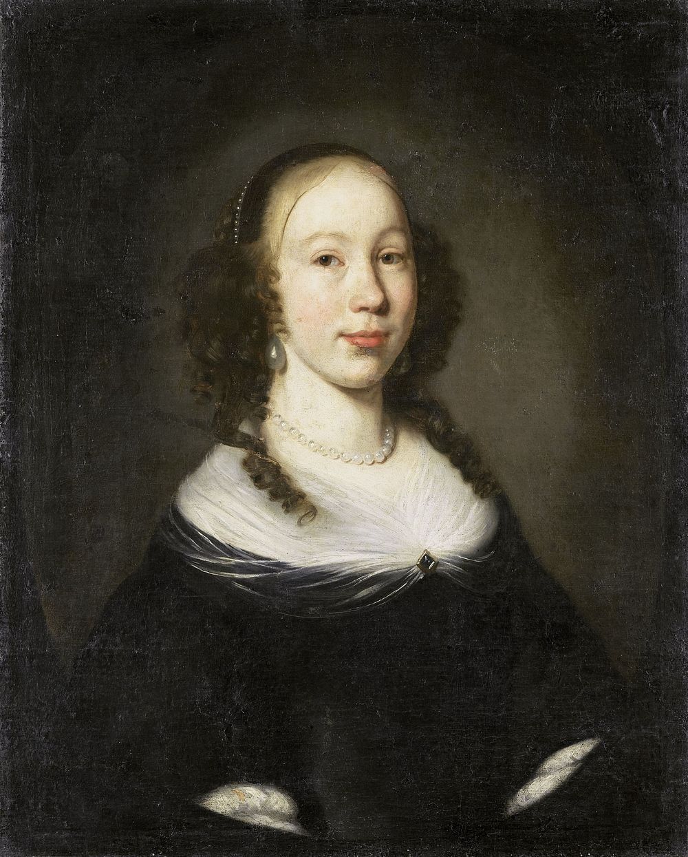 Portrait of a young Woman (1665) by Nicolaes Maes
