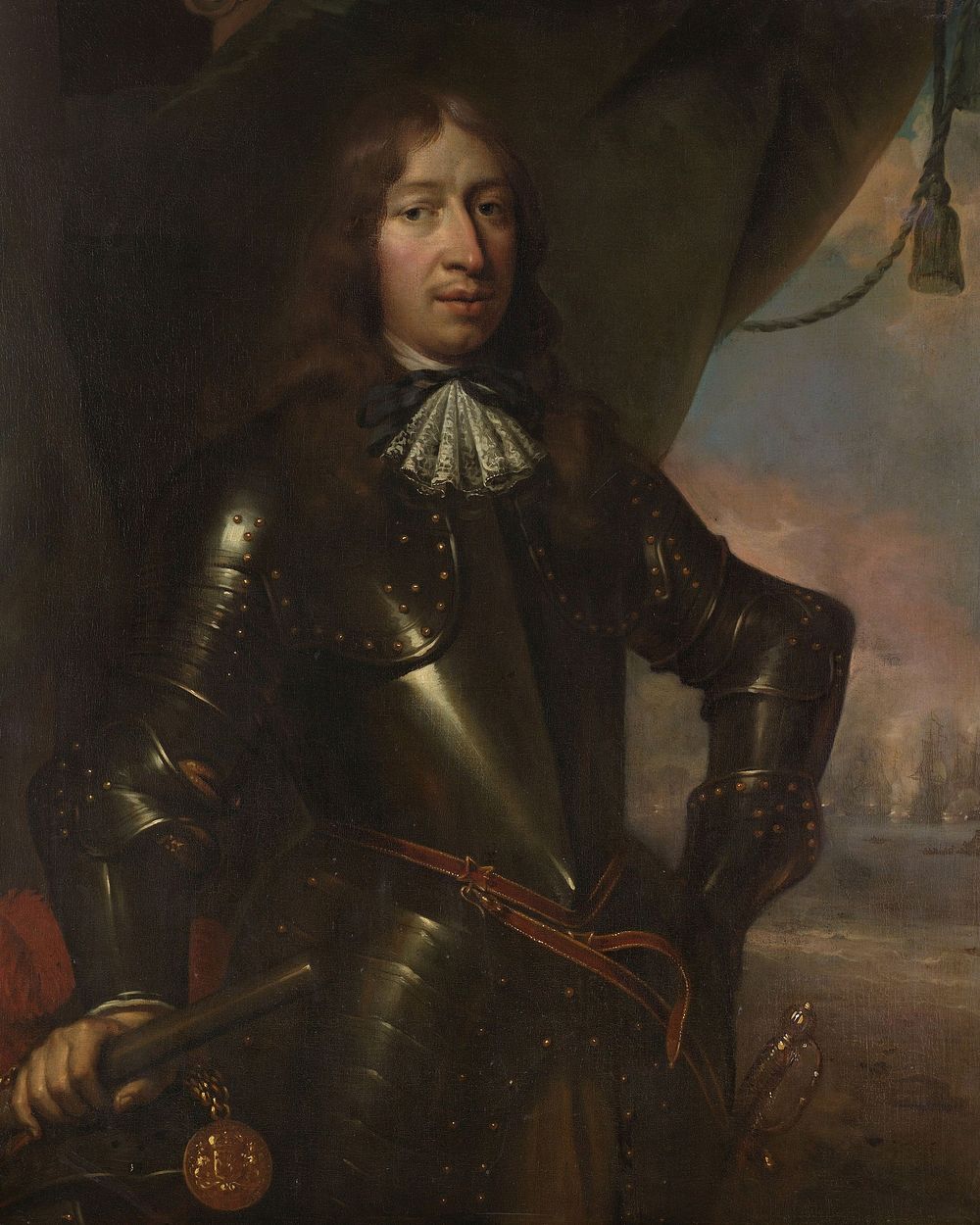Willem Joseph Baron van Gendt (1625-1672). Vice Admiral (1667 - 1702) by Jan de Baen
