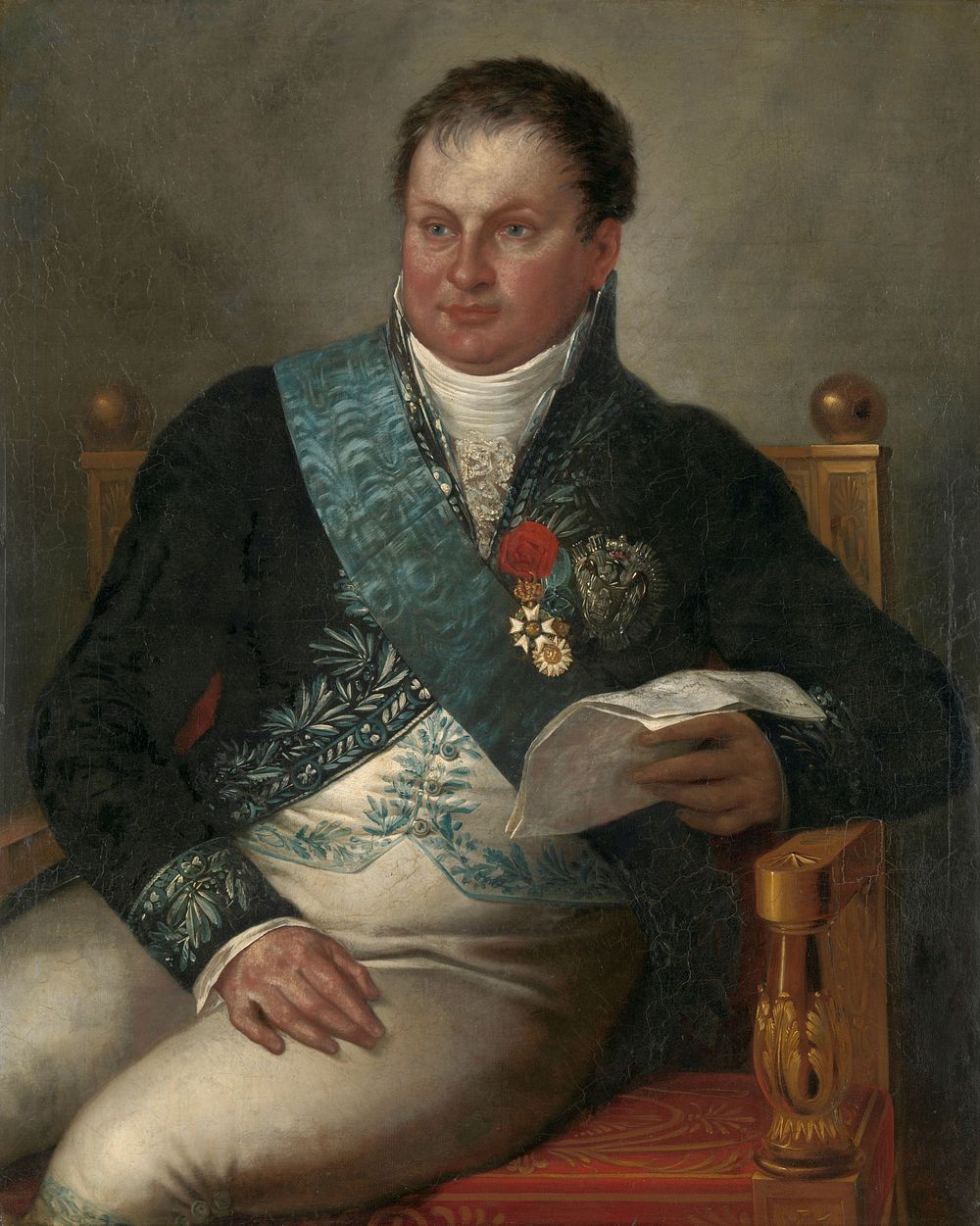 Portrait of Isaac Jan Alexander Gogel (c. 1811 - c. 1813) by Mattheus Ignatius van Bree
