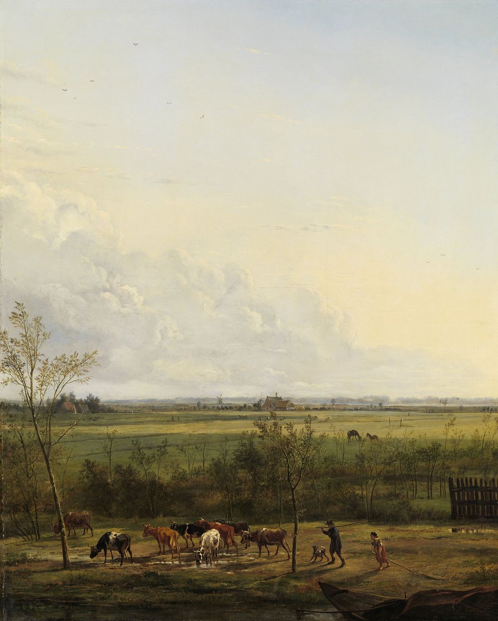 Distant View of the Meadows at ’s-Graveland (1817) by Pieter Gerardus van Os