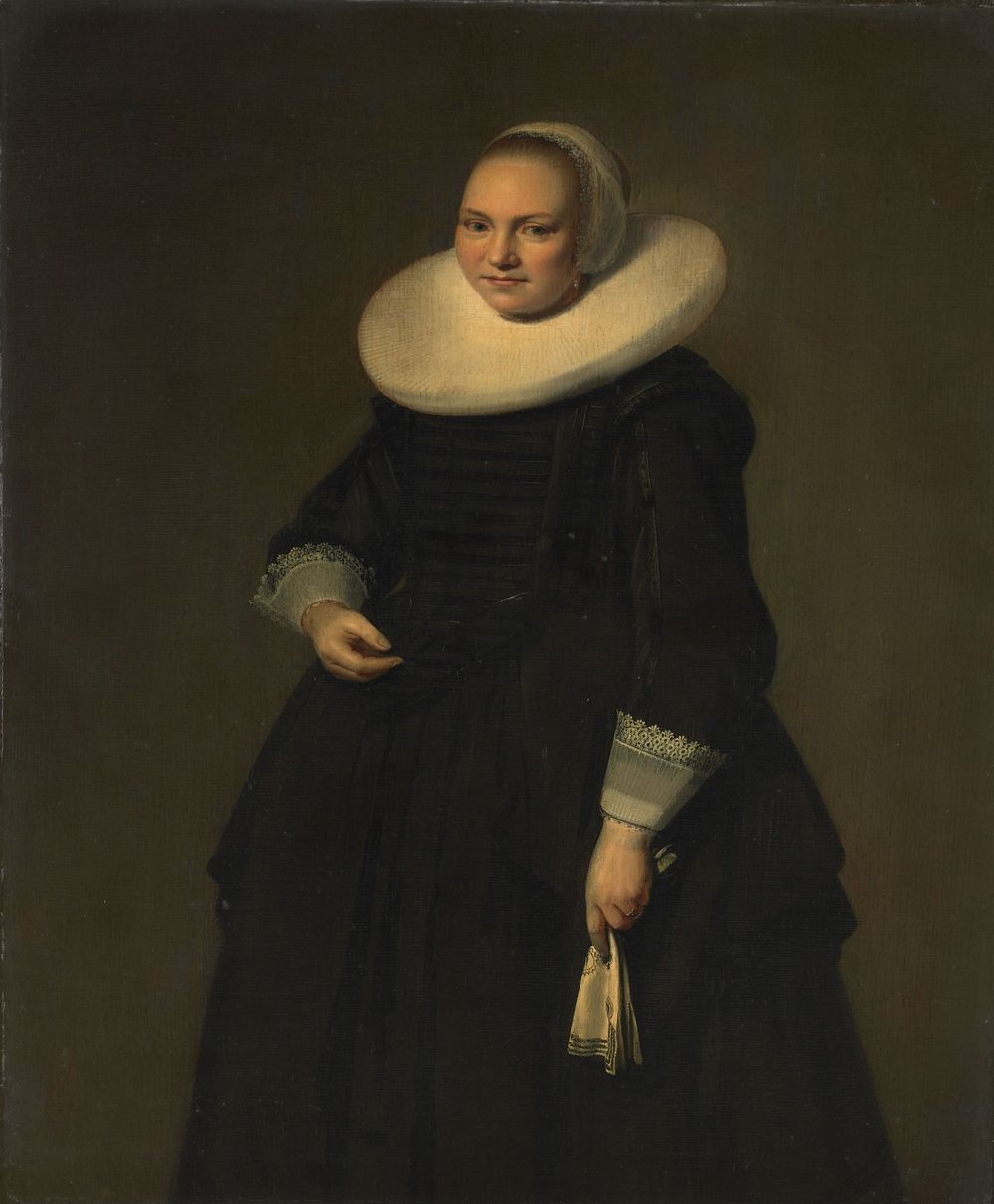 Portrait of a Woman (1638) by Hendrik Gerritsz Pot