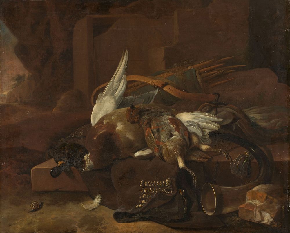 A Hunter's Bag (1660 - 1695) by Melchior d Hondecoeter