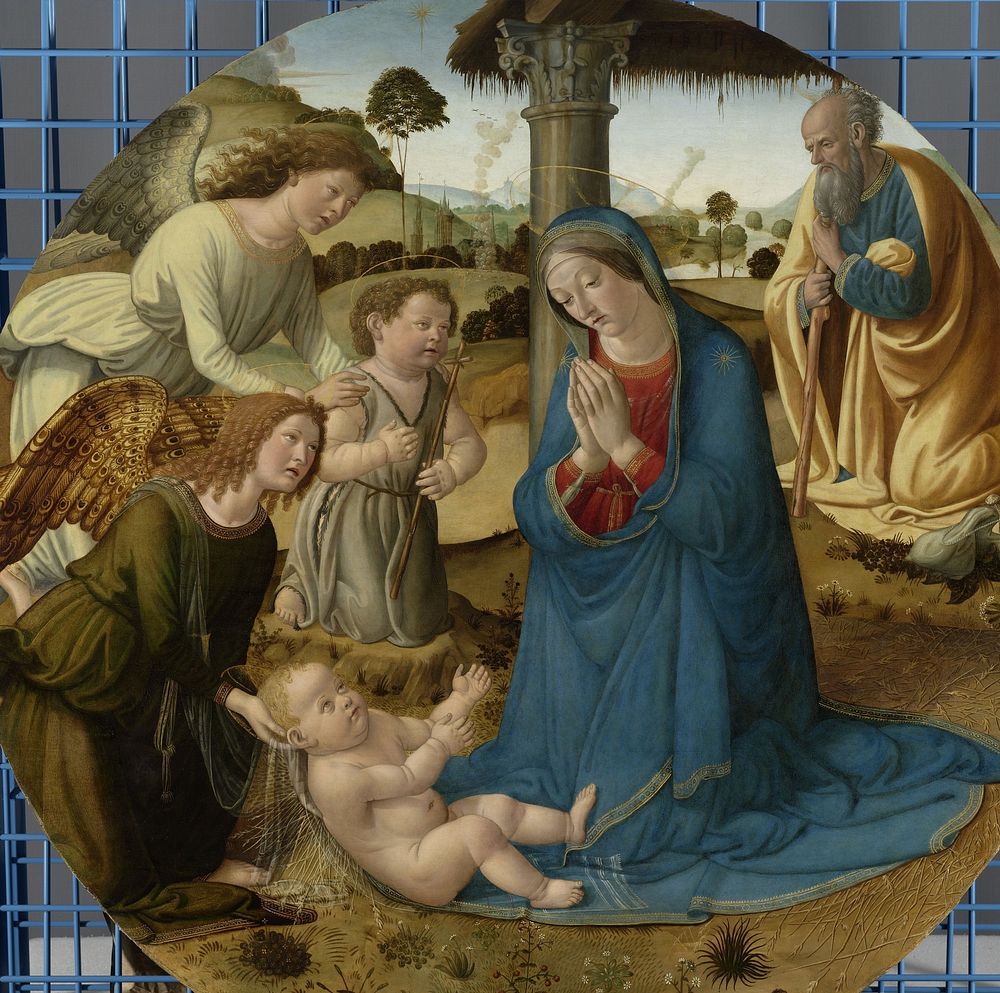 The Adoration of the Christ Child (c. 1485 - c. 1507) by Cosimo Rosselli