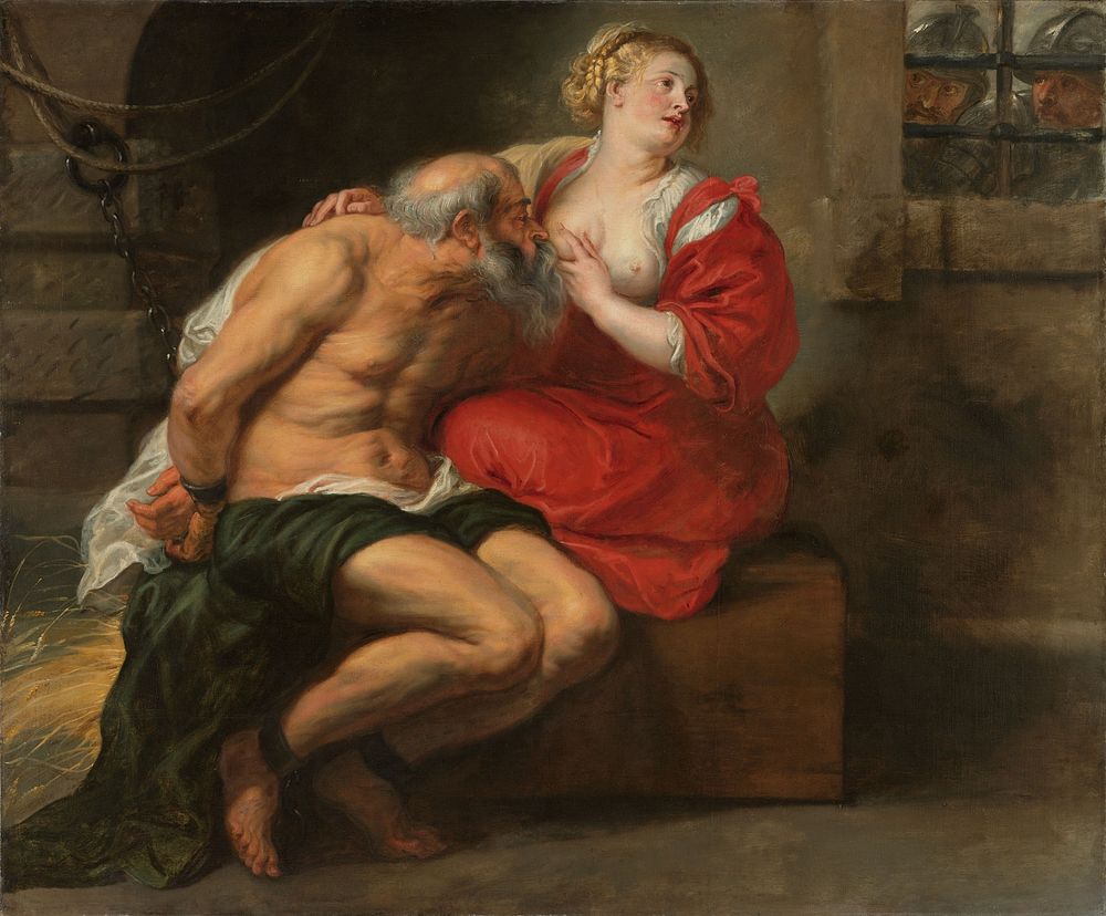 Cimon and Pero (c. 1635) by Peter Paul Rubens