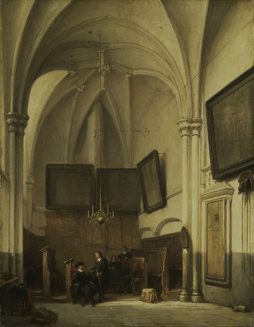 Vestry of the Church of St Stephen in Nijmegen (1850 - 1891) by Johannes Bosboom