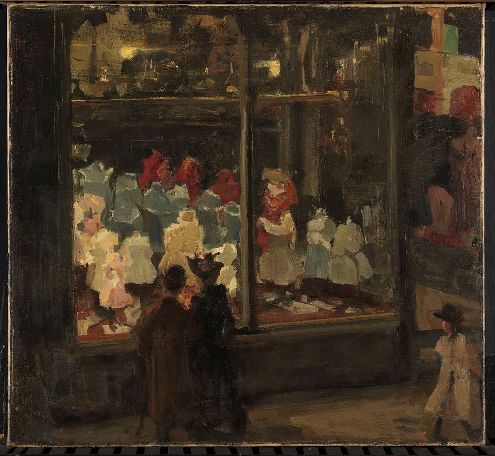 Shop Window (1894) by Isaac Israels