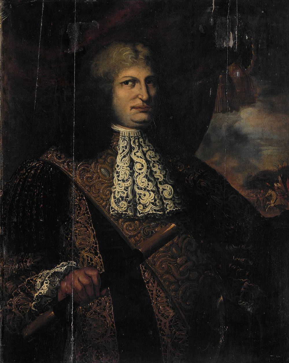 Portrait of Cornelis Speelman, Governor-General of the Dutch East Indies (1680 - 1700) by Martin Palin