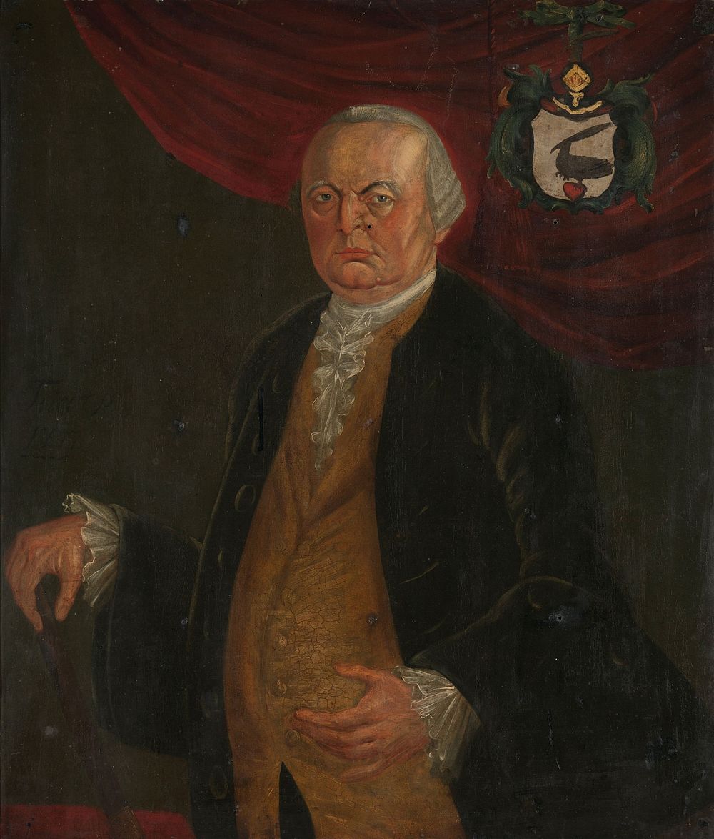 Portrait of Reinier de Klerk, Governor-General of the Dutch East India Company (1777) by Franciscus Josephus Fricot