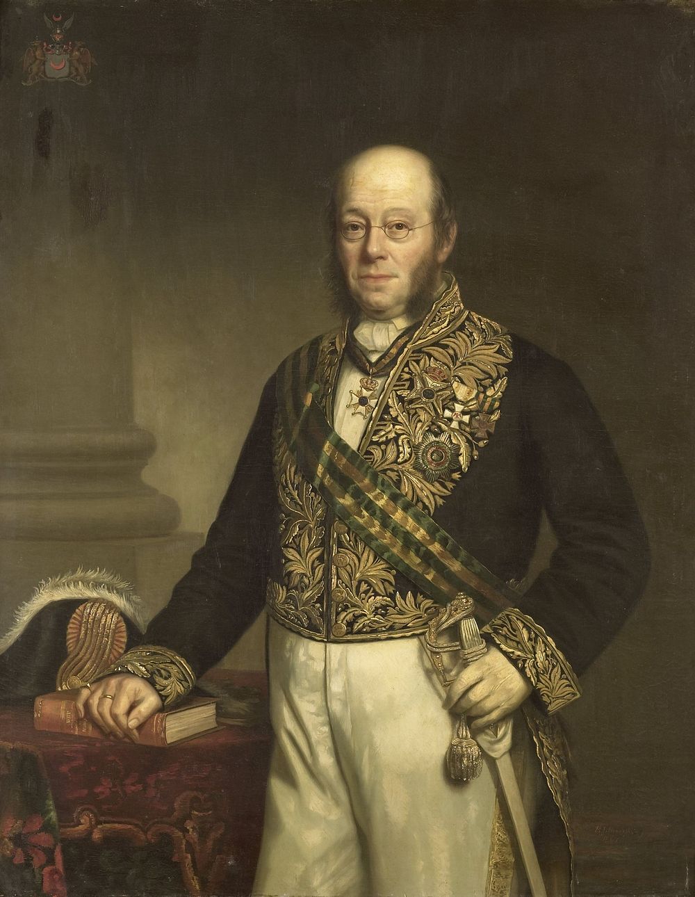 Ludolph Anne Jan Wilt Baron Sloet van de Beele (1806-90). Gouverneur-generaal (1861-66) (1867) by Barend Leonardus Hendriks