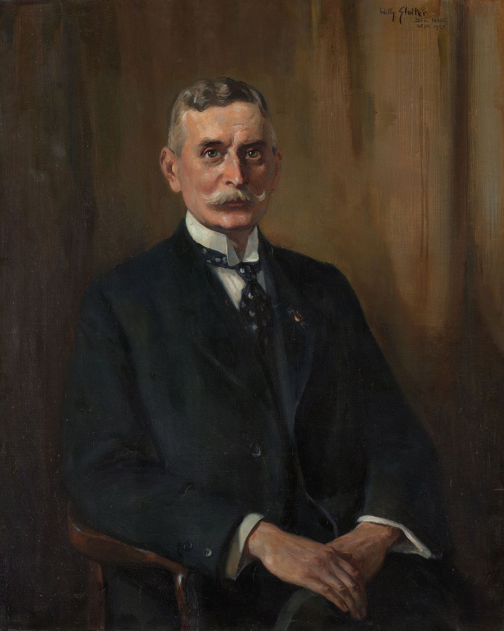 Jacob Christiaan Koningsberger (1867-1951). Chairman of the People's Council (1918-19) (1925) by Willy Sluiter