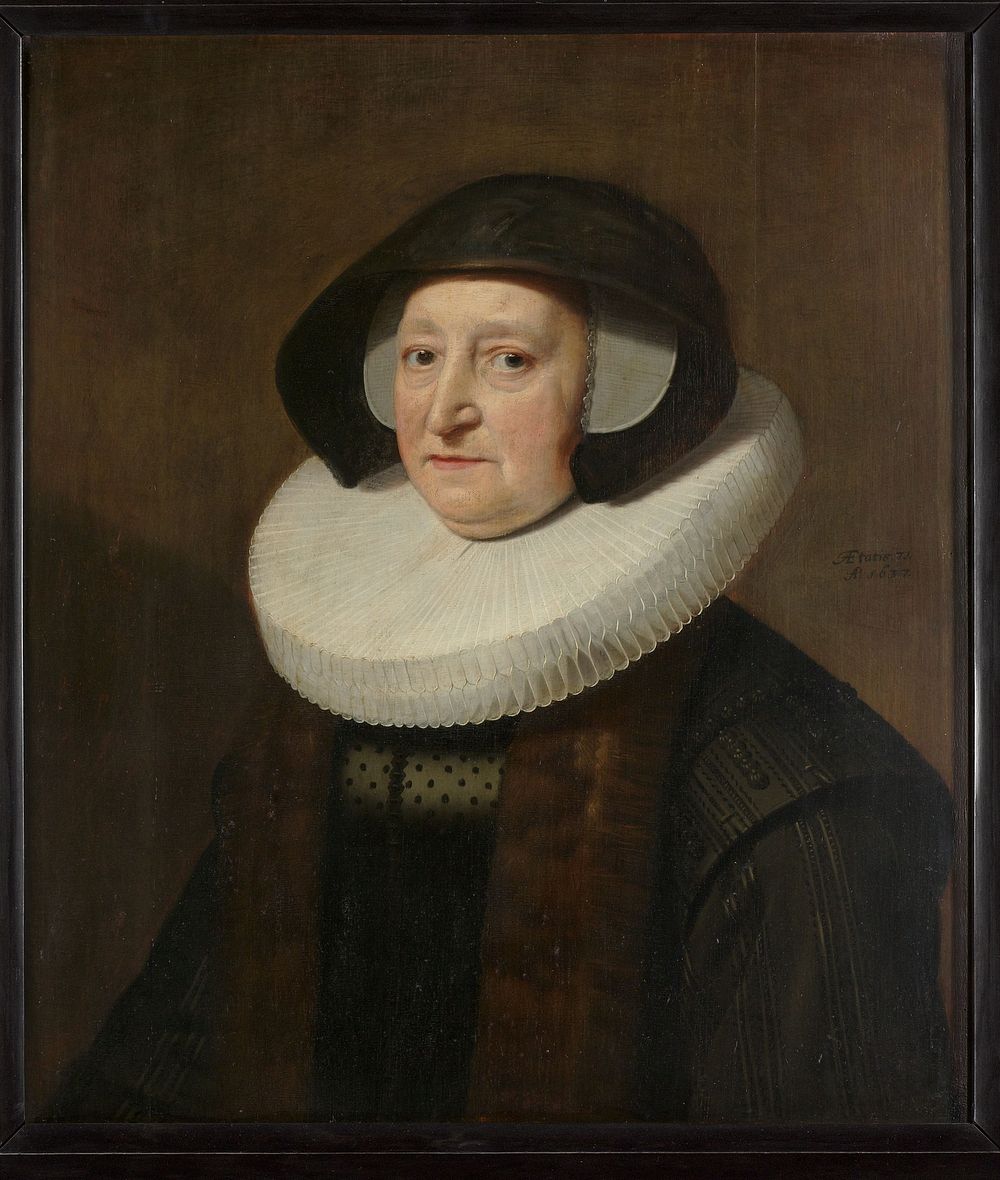Portrait of Maria Petitpas (?-1640) (1637) by Michiel Jansz van Mierevelt