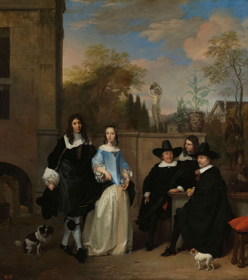 Company in a Garden (1661) by Barend Graat