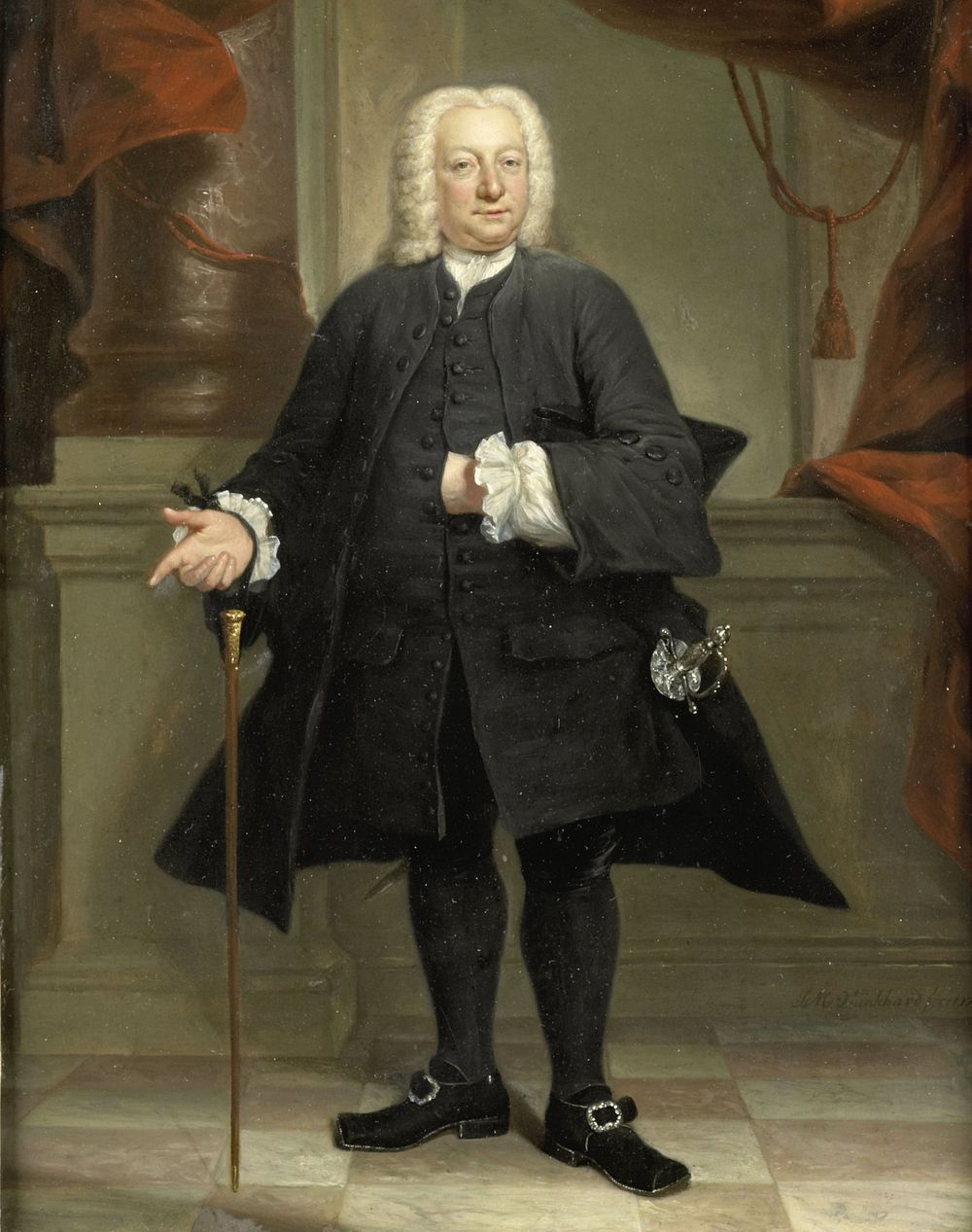 Portrait of a Man (1744) by Jan Maurits Quinkhard