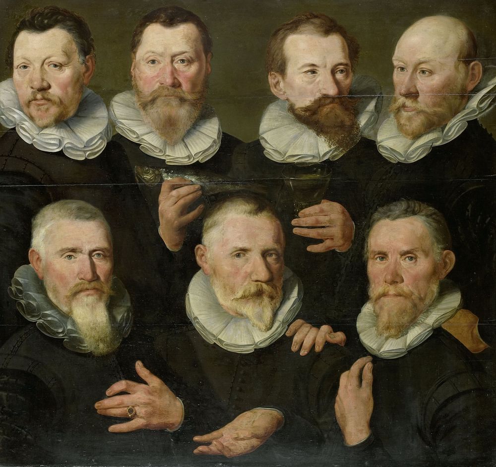 The Company of Captain Pieter Dircksz Hasselaer and Lieutenant Jan Gerritsz Hooft, Amsterdam (c. 1595 - c. 1605) by Pieter…
