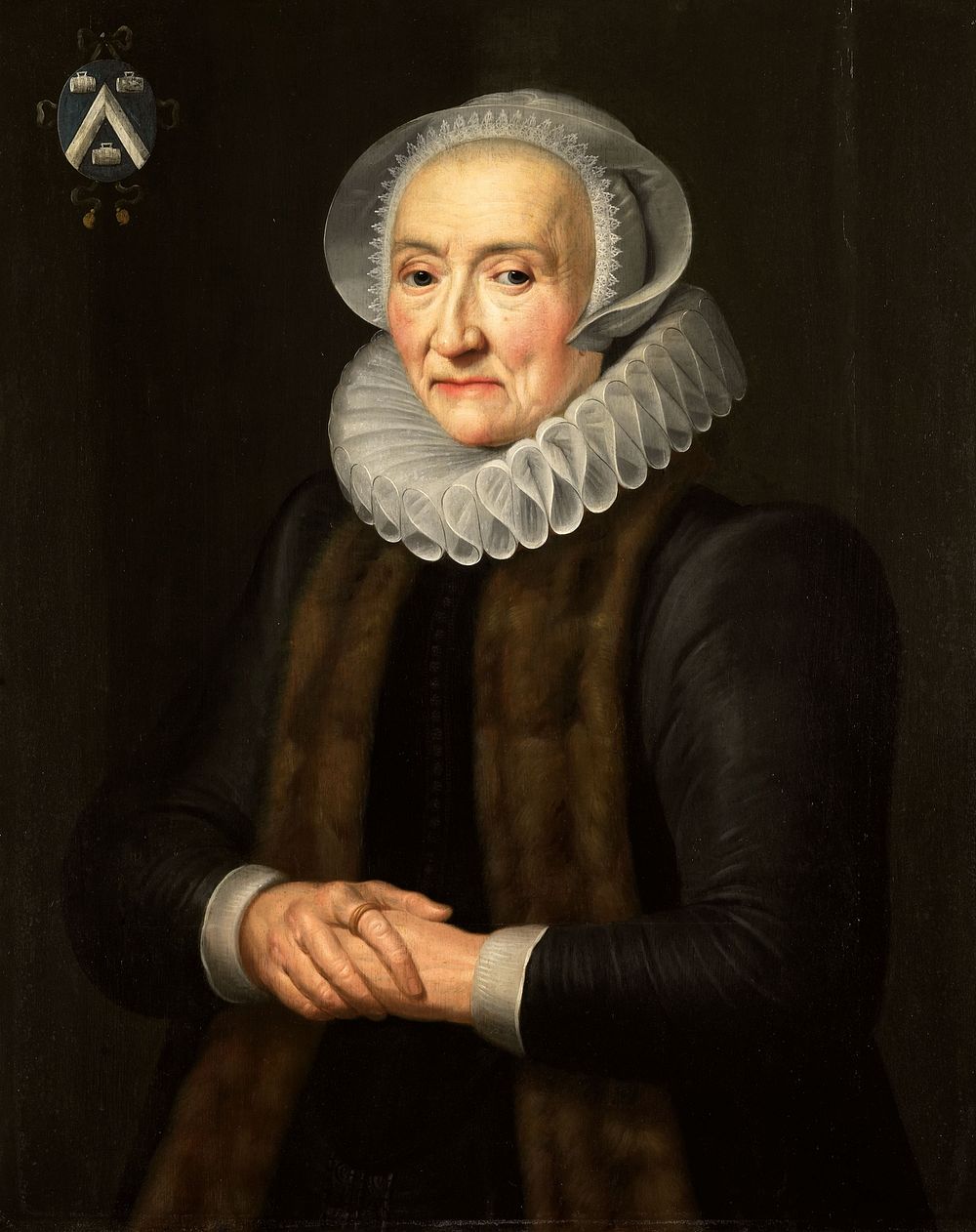 Portrait of Alid van der Laen (1542-1626) (after 1653) by Michiel Jansz van Mierevelt