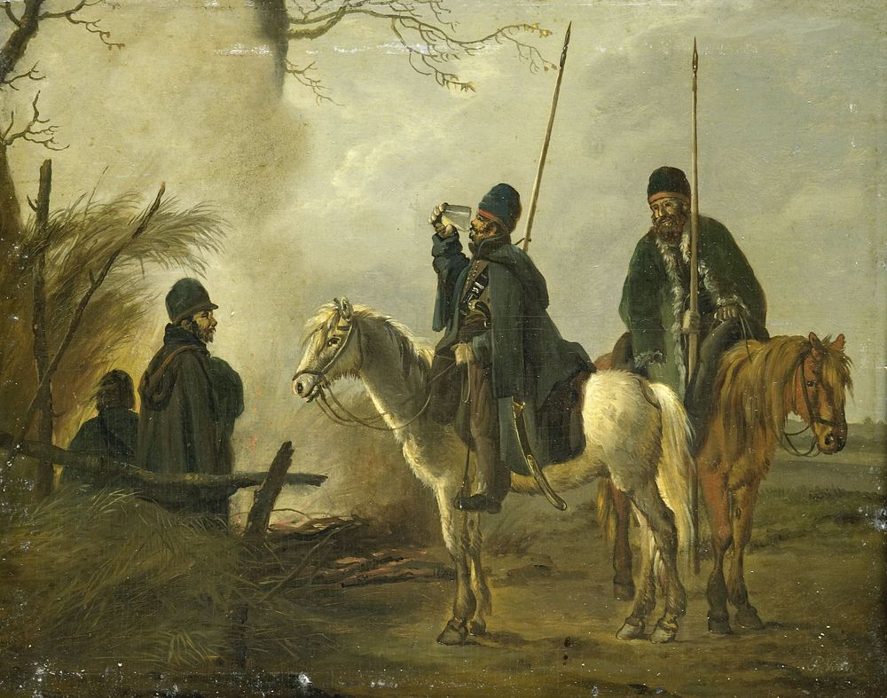 Cossack Outpost in 1813 (1813 - 1815) by Pieter Gerardus van Os